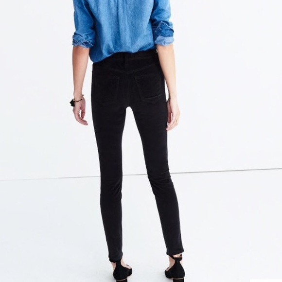 Madewell Denim - Madewell 9” High Riser Skinny Skinny Velvet Jeans